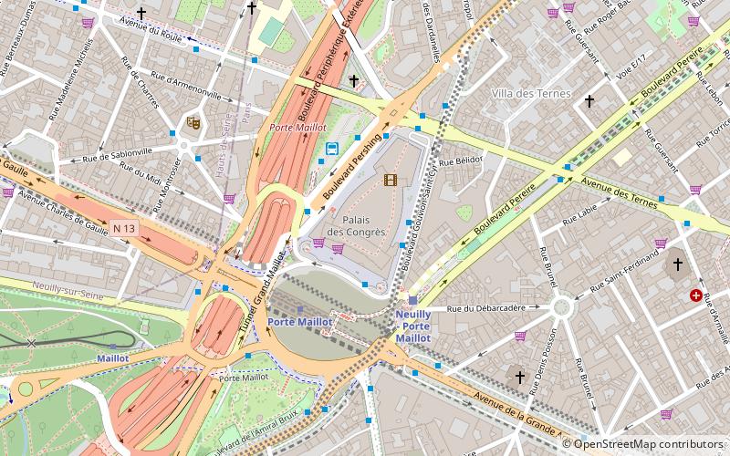 palais des congres de paris location map