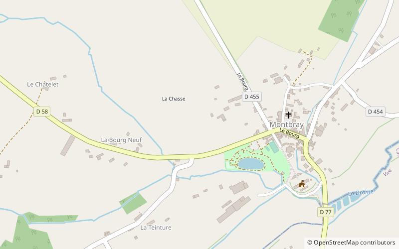 Montbray location map