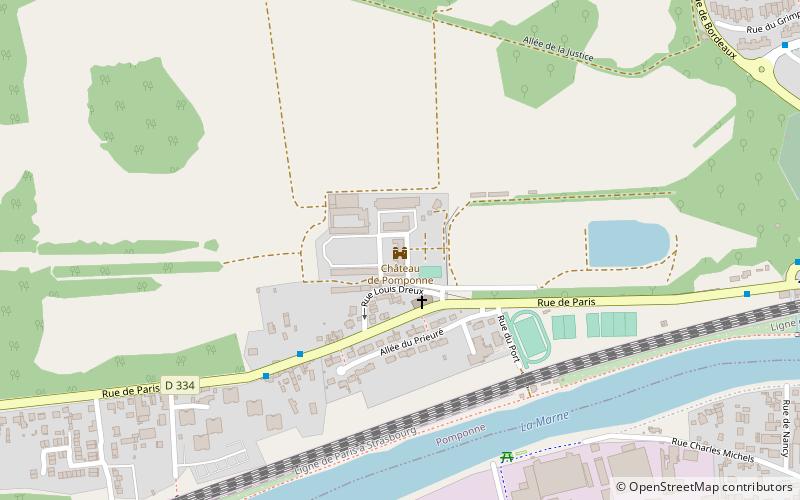 Château de Pomponne location map