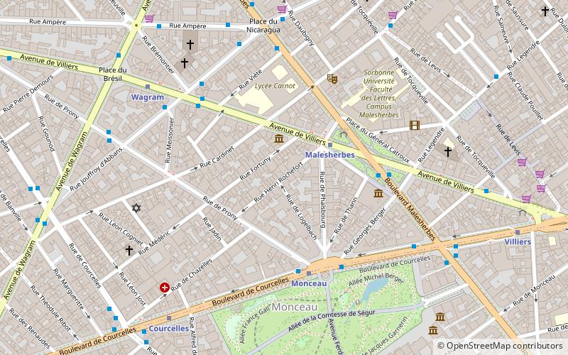 17th arrondissement of Paris location map