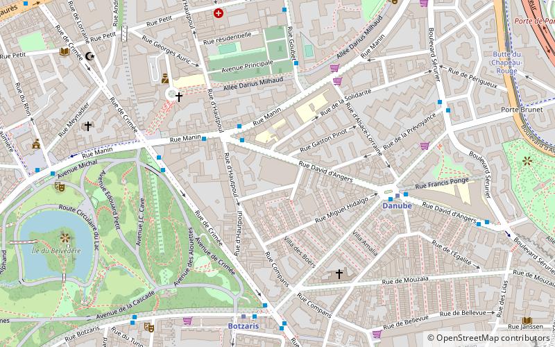 Piscine Georges Hermant location map