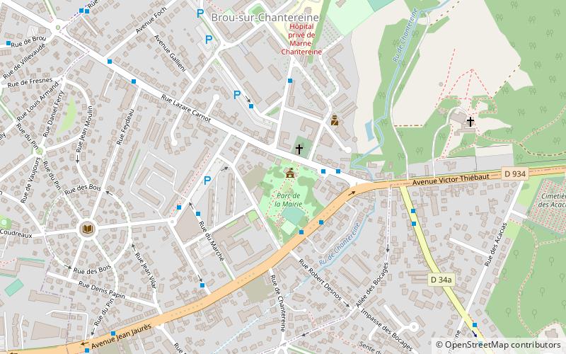 Brou-sur-Chantereine location map