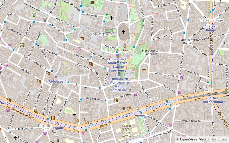 Rue André Barsacq location map