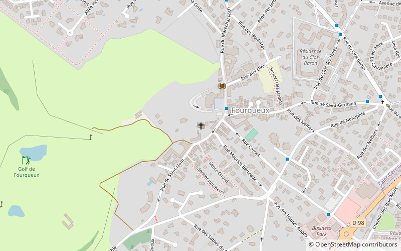 holy cross church saint germain en laye location map