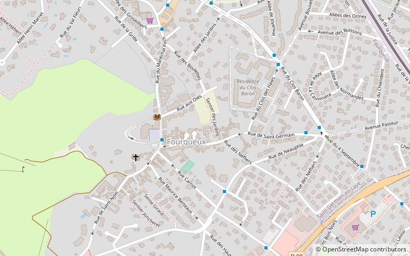 Fourqueux location map