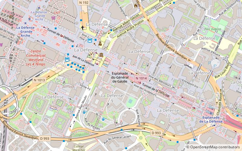 Fonds national d'art contemporain location map