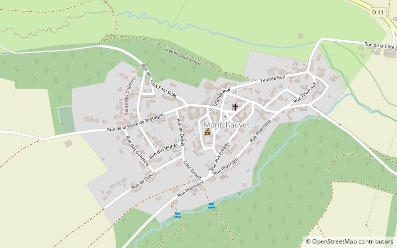 Montchauvet location map