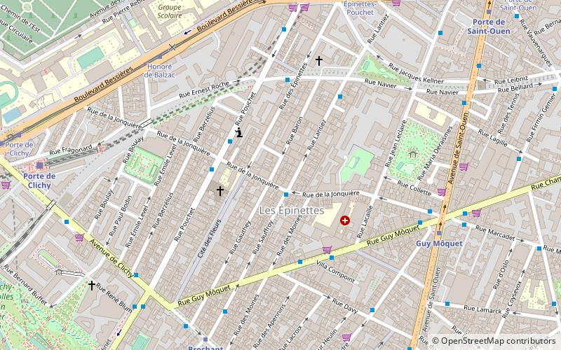 Quartier des Épinettes location map