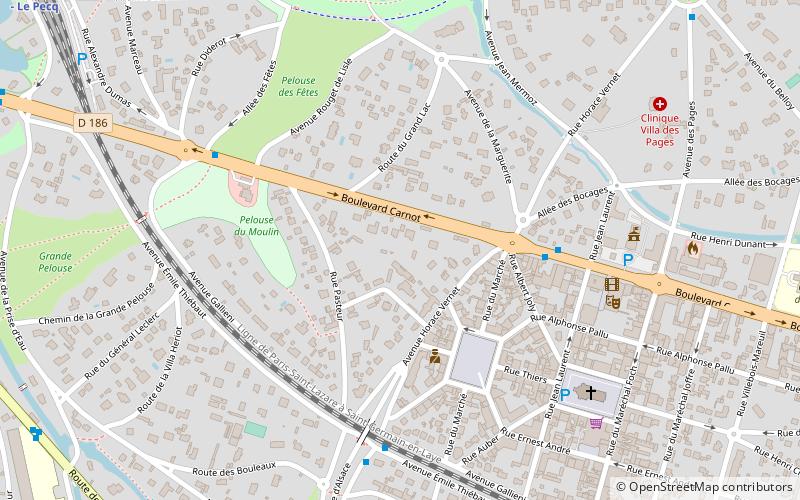 Le Vésinet location map