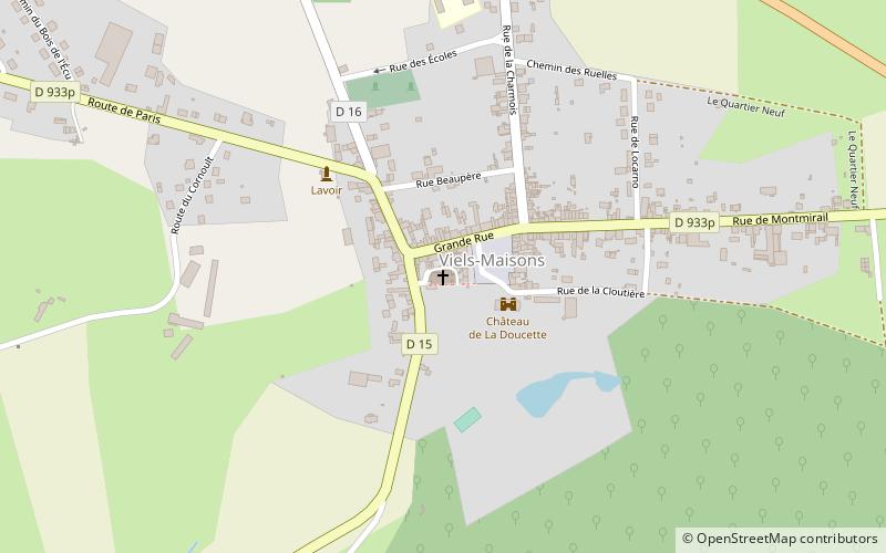 Église Sainte-Croix de Viels-Maisons location map