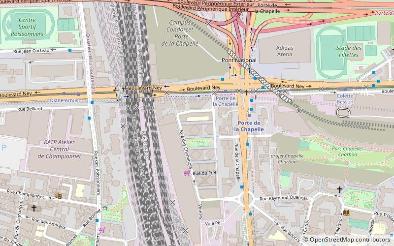 Rue Eva-Kotchever location map
