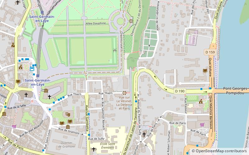 louis xiv saint germain en laye location map