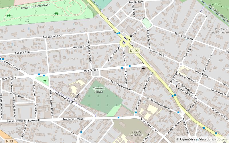 arrondissement de saint germain en laye location map