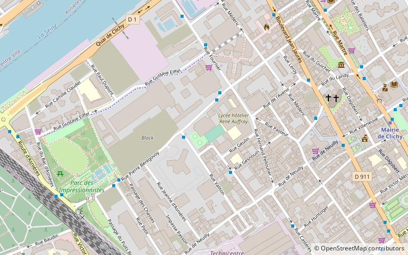piscine gerard durand paris location map