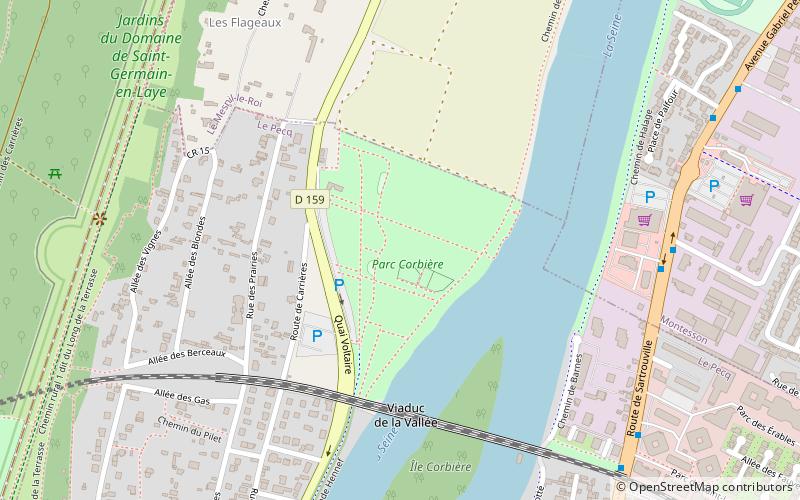 Parc Corbière location map