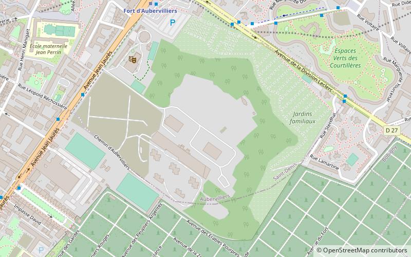 fort daubervilliers zone damenagement concerte location map