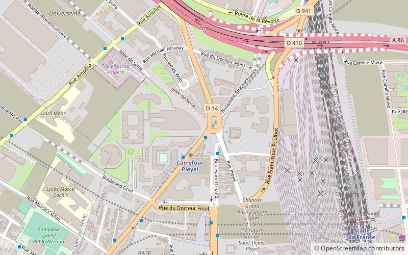 tour pleyel zone damenagement concerte location map