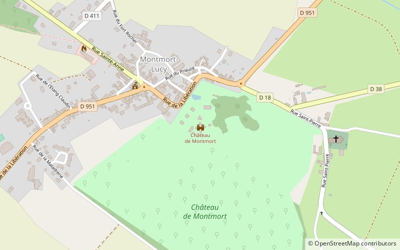 Château de Montmort location map