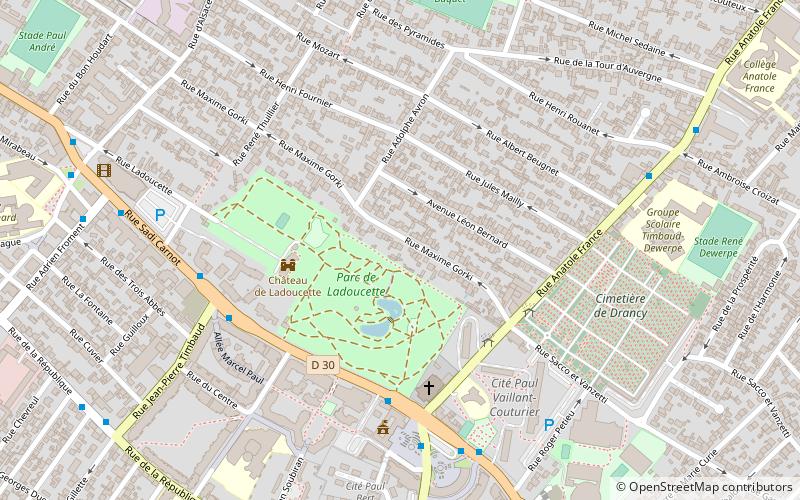 campo de internamiento de drancy saint denis location map