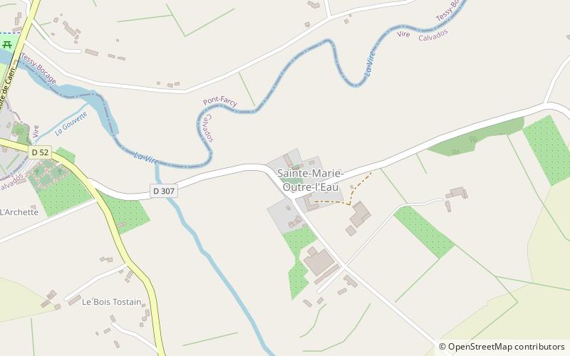 Croix du cimetière de Sainte-Marie-Outre-l'Eau location map