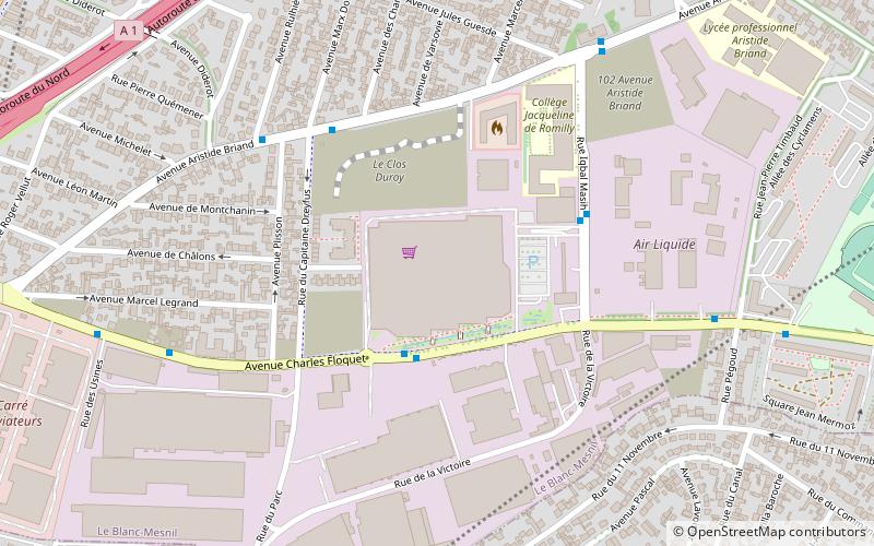 Centre Commercial Plein Air location map