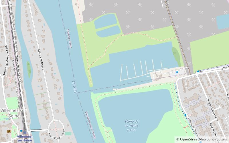 port saint louis villennes sur seine location map