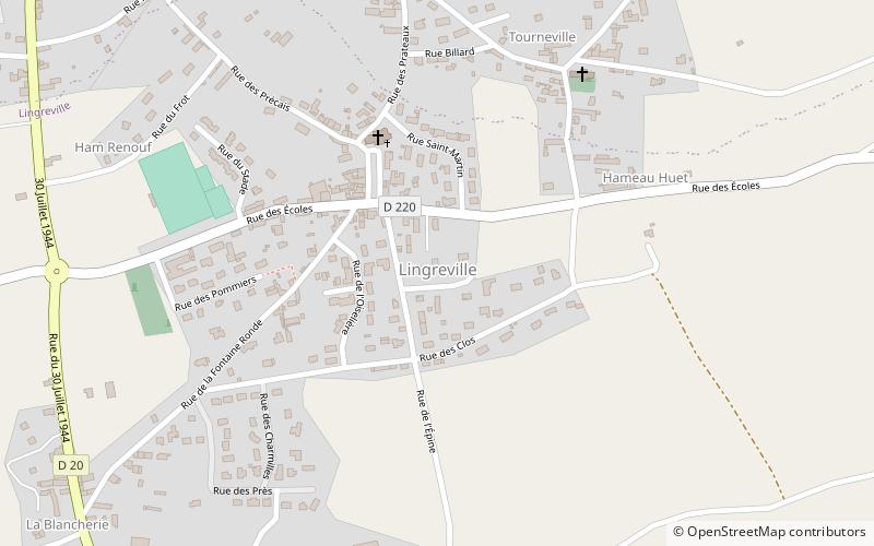Lingreville location map