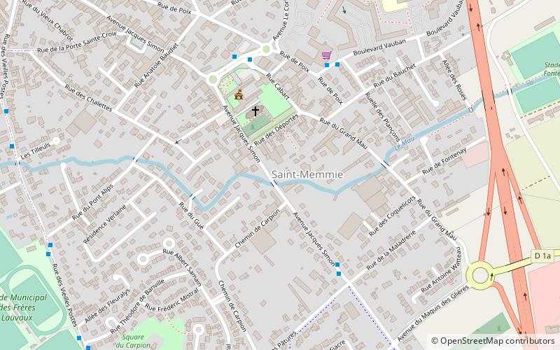 Saint-Memmie location map