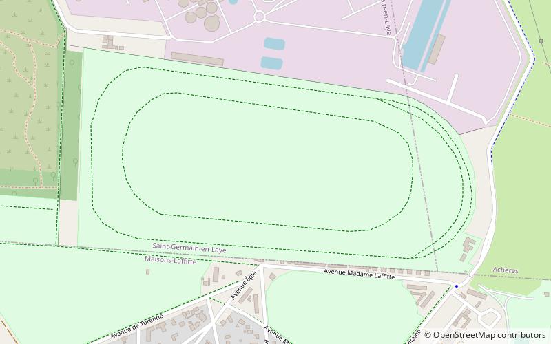 Hippodrome de Maisons-Laffitte location map
