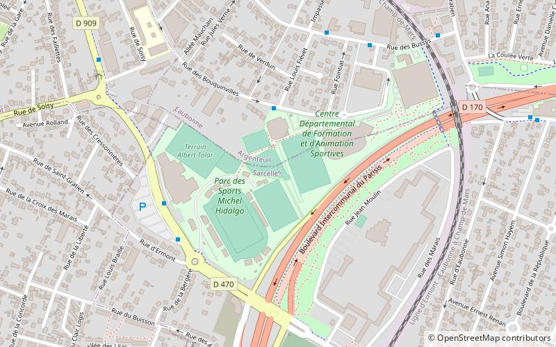 Stade Michel-Hidalgo location map