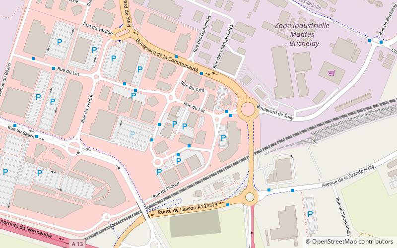 Buchelay location map