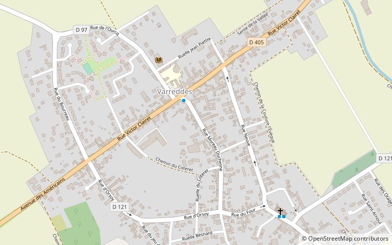 Varreddes location map