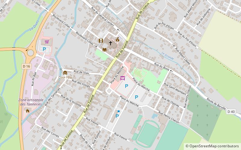 Halle Médiévale location map