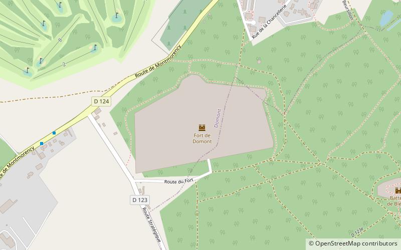 fort de domont location map