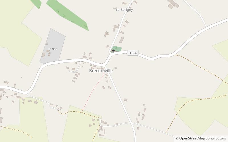Brectouville location map