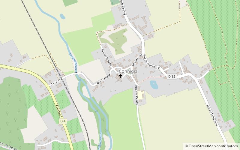 Église Saint-Georges de Connigis location map