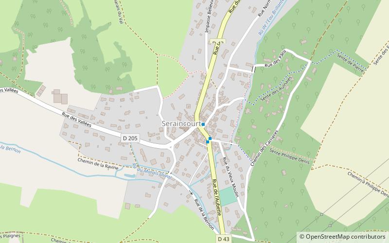 Seraincourt location map