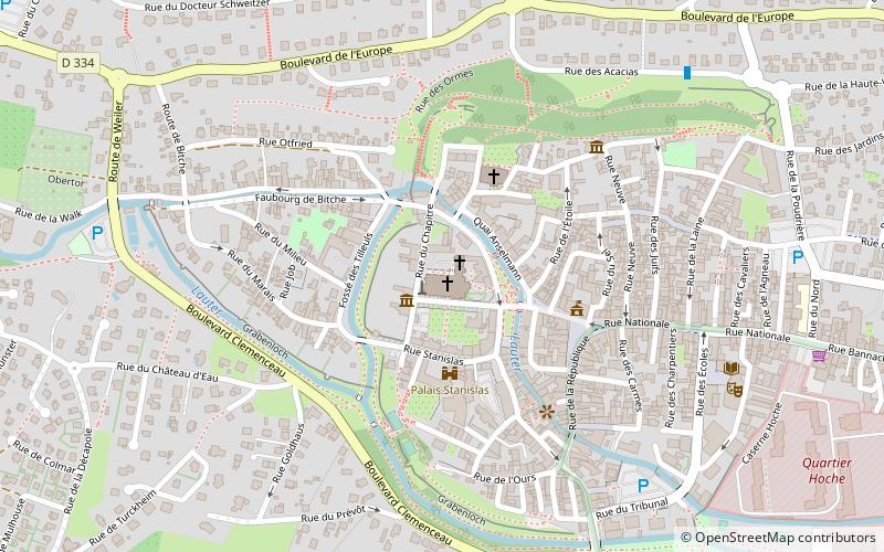 cloitre wissembourg location map
