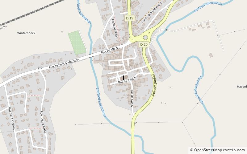 St. Vincent Church location map