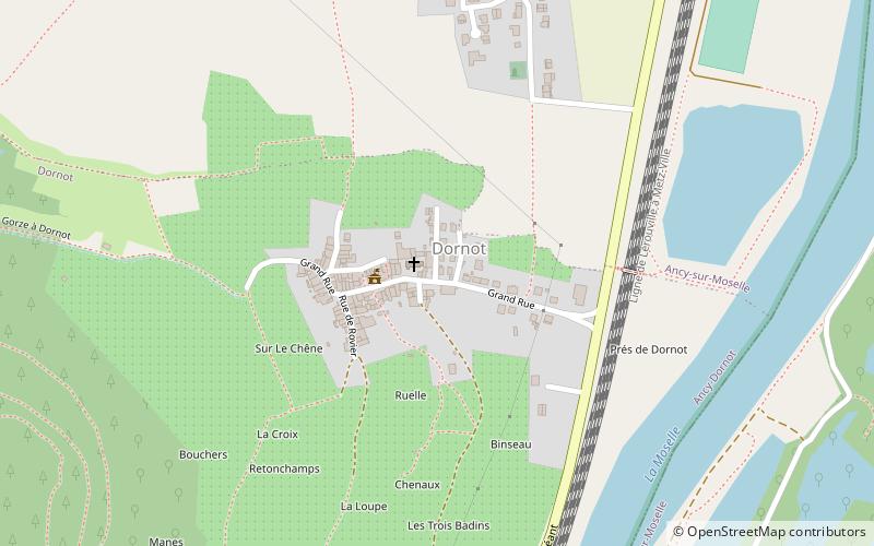 dornot corny sur moselle location map