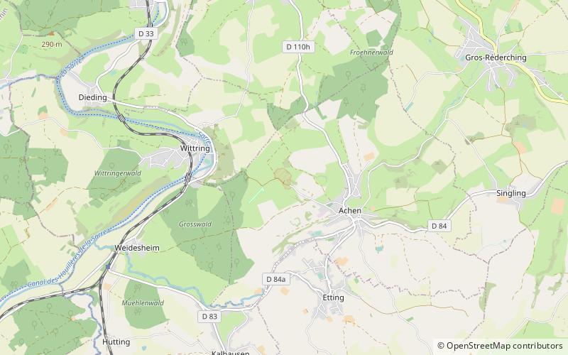 Ouvrage Haut-Poirier location map
