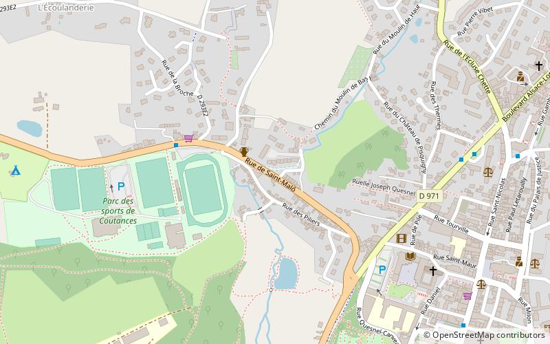 Aqueduc location map