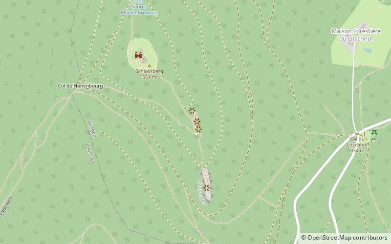 Château de Lœwenstein location map