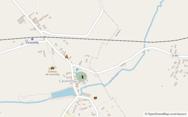 Carantilly location map