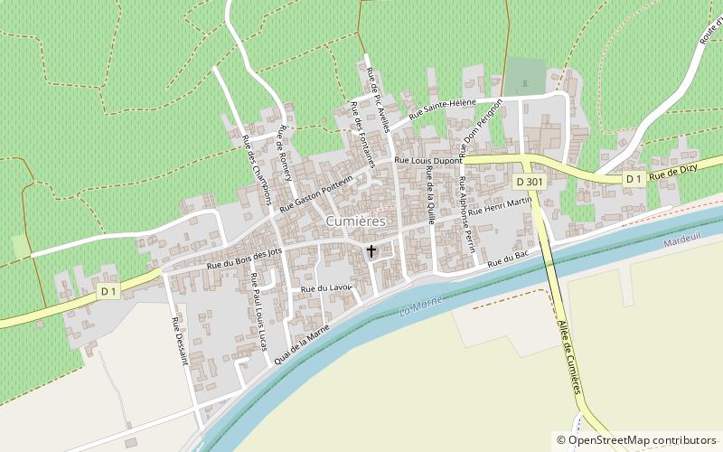 Cumières location map