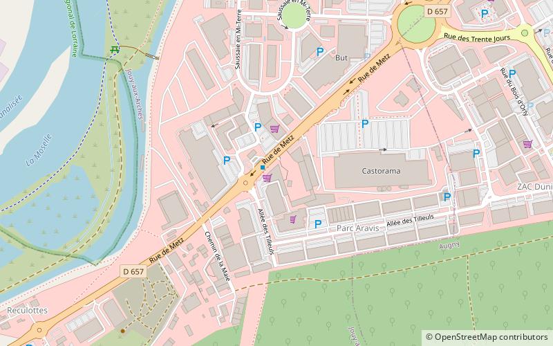 Jouy-aux-Arches location map