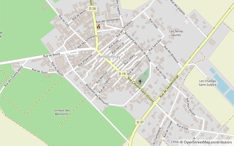 Croix de chemin d'Ambonnay location map