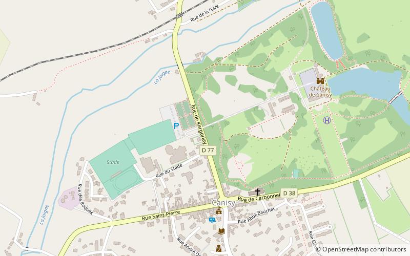Canisy location map