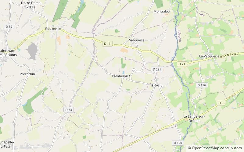 Lamberville location map