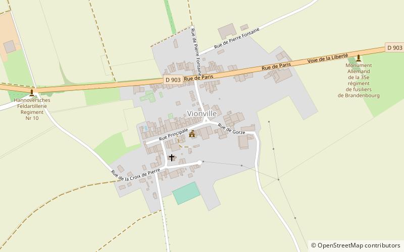 Vionville location map
